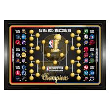 NBA Magnetic Standings Board - NBA Championship Trophy