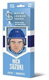 NHL Montreal Canadiens Nick Suzuki Retro Major League Socks
