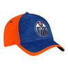 NHL Edmonton Oilers Fanatics Authentic Pro Stretchfit Hat (blue/orange)
