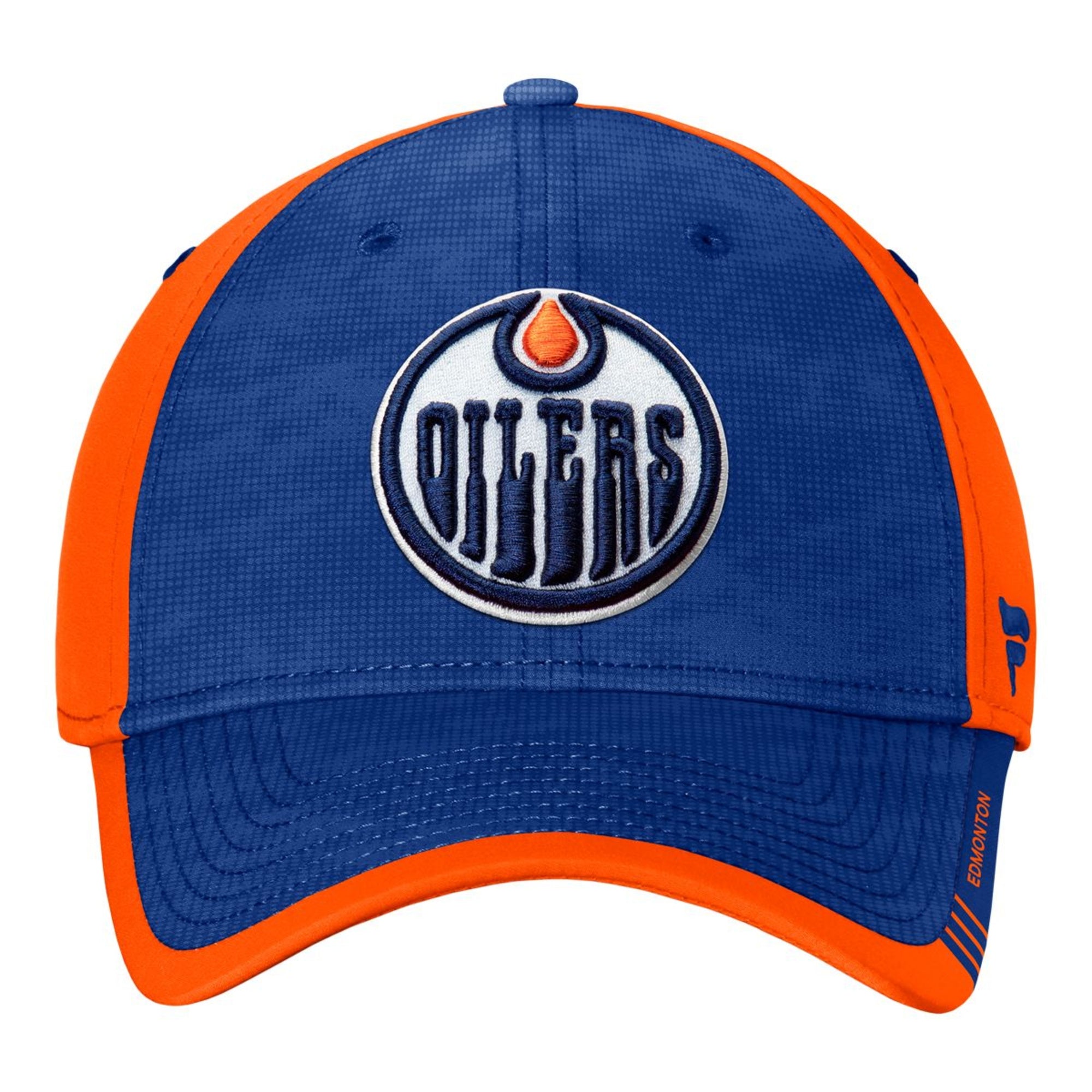 NHL Edmonton Oilers Fanatics Authentic Pro Stretchfit Hat (blue/orange)