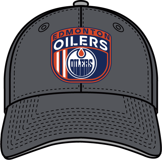 NHL Edmonton Oilers Fanatics '24 Authentic Pro Stretch-Fit Storm Grey Hat