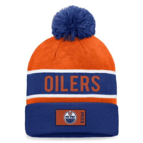 NHL Edmonton Oilers Fanatics Authentic Pro Cuffed Toque