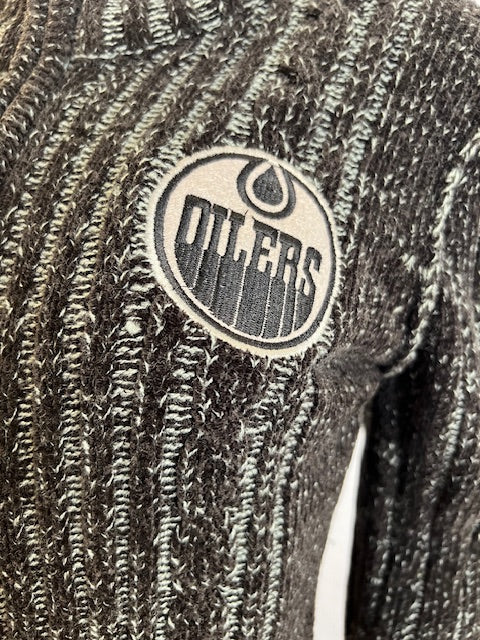 NHL Edmonton Oilers OTH Women's Full Zip Chenille Sweater (online only)