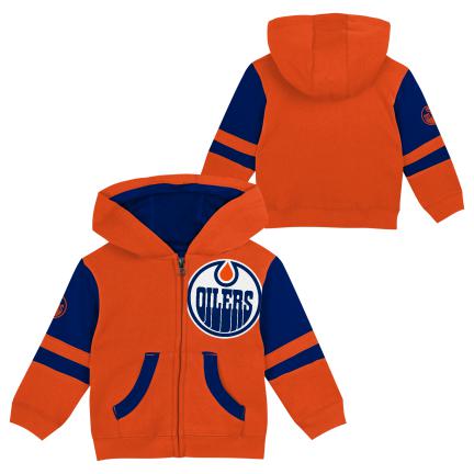NHL Edmonton Oilers Toddler Faceoff Full-Zip Hoodie