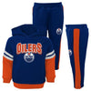 NHL Edmonton Oilers Toddler Miracle on Ice Fleece Set (note: pant orange with blue)
