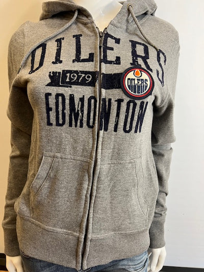 NHL Edmonton Oilers OTH Women's S Full Zip Hoodie (grey) (online only)