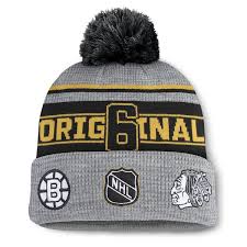 NHL Original 6 Vintage Fanatics Lumberjack Toque (Grey)