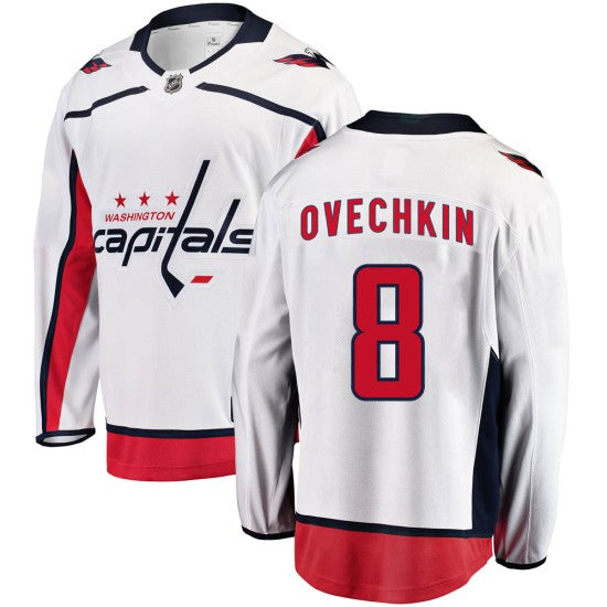 Alex Ovechkin Washington Capitals Autographed White Fanatics Breakaway Jersey