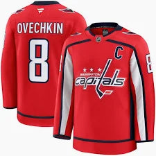 NHL Washington Capital Alex Ovechkin Fanatics Premium Jersey