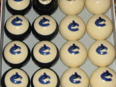 NHL Vancouver Canucks Billiard Balls