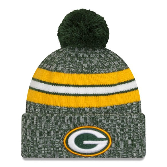 NFL Green Bay Packers New Era '23 Sideline Sports Knit Toque with Pom