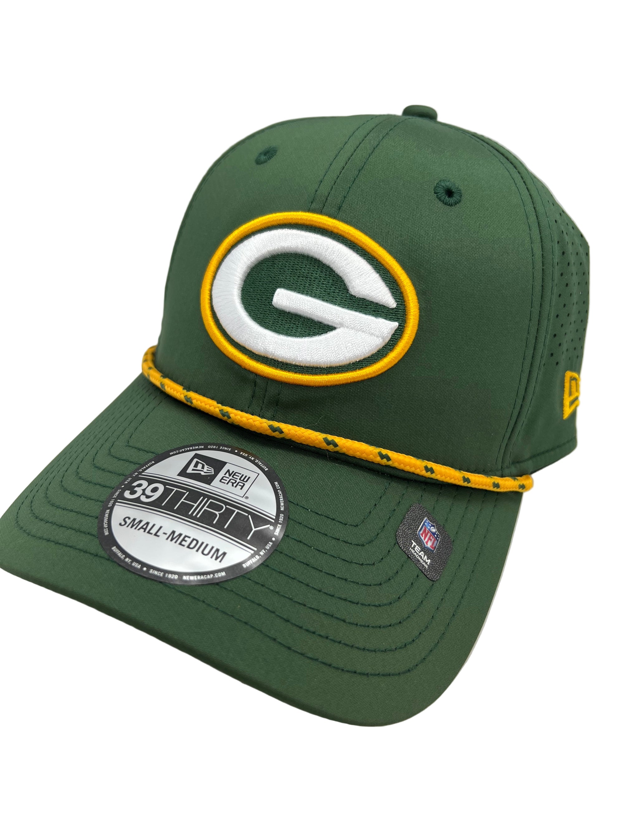 NFL Green Bay Packers 3930 New Era Performance with Rope Flex