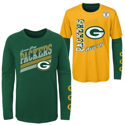 NFL Green Bay Packers Youth Love of the Game (3 in 1 Combo Set)