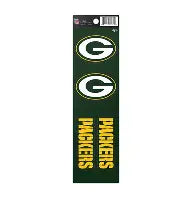 NFL Green Bay Packers 4 piece Sticker Sheet