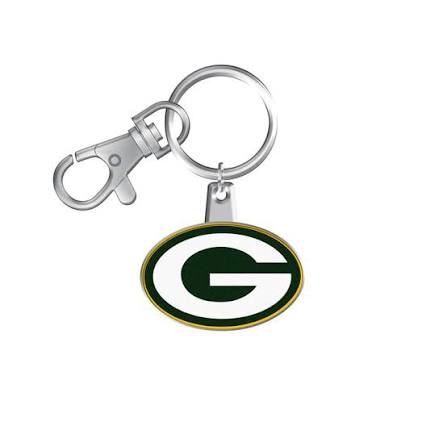 NFL Green Bay Packers Logo Keychain with clasp