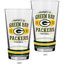 NFL Green Bay Packers 16 oz Property of Mixing Glass