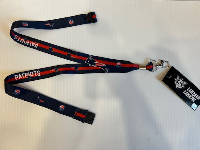 NFL New England Patriots Sublimated Lanyard
