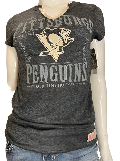 NHL Pittsburgh Penguins Women's OTH Button Tee (online only)