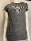 NHL Pittsburgh Penguins Women's OTH Distressed Logo Tee (online only)