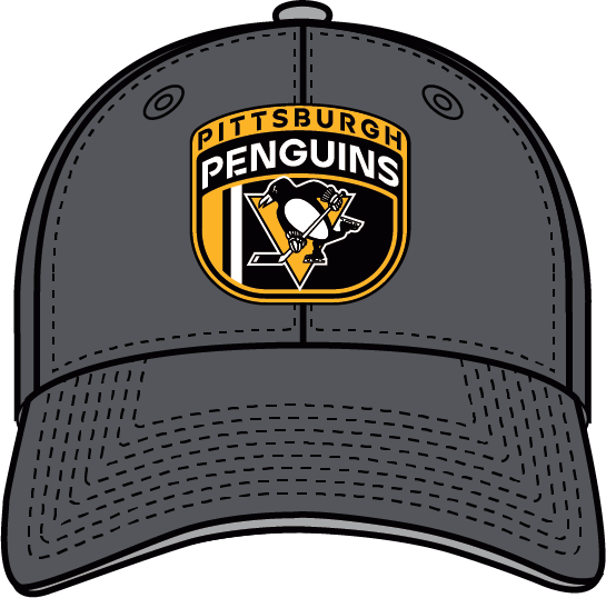 NHL Pittsburgh Penguins Fanatics '24 Authentic Pro Stretch-Fit Storm Grey Hat