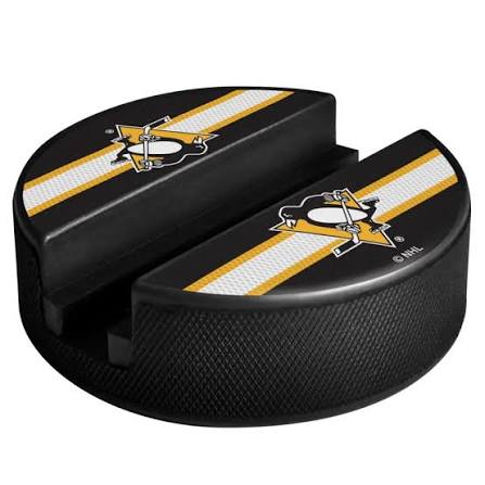 NHL Pittsburgh Penguins Hockey Puck Media Holder