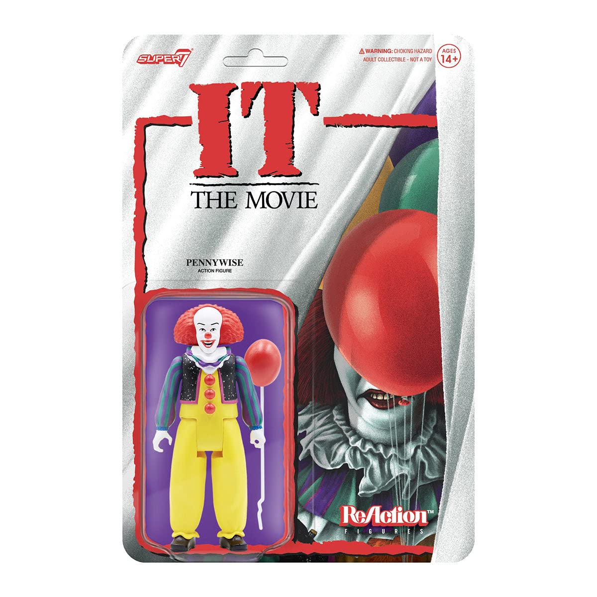 Pennywise (IT The Movie) Figure  - Super7 Reaction