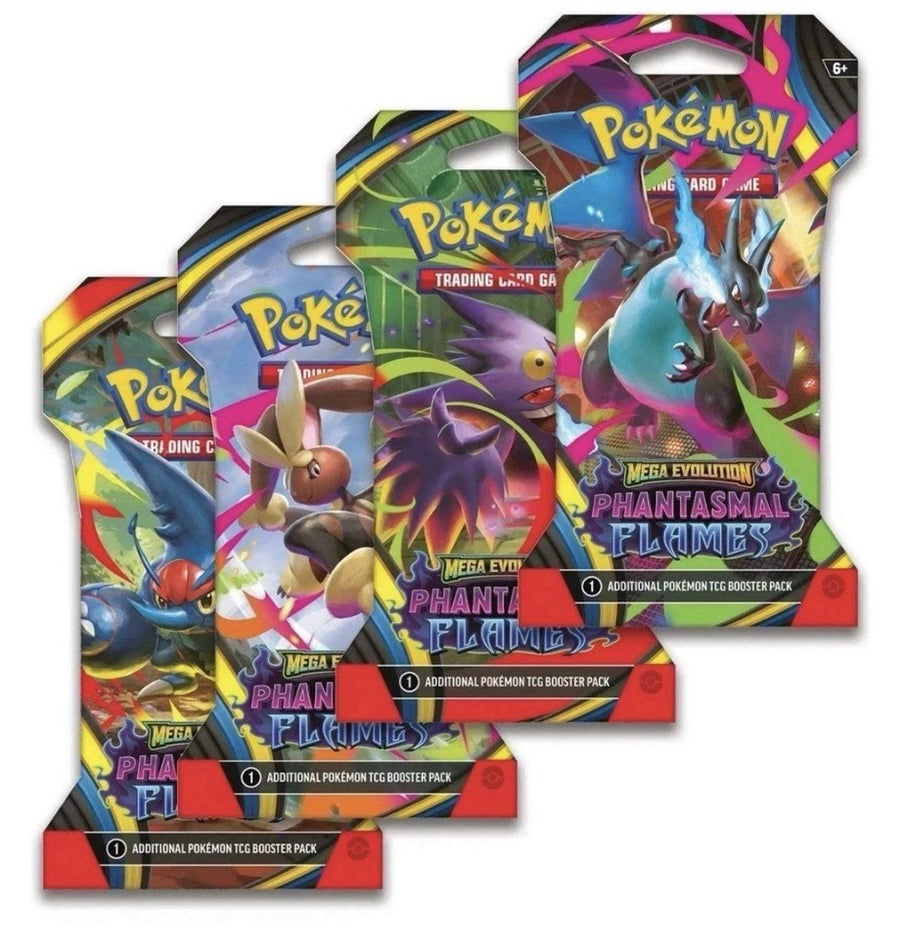 Pokemon Mega Evolution Phantasmal Flames Blister Packs - price per pack