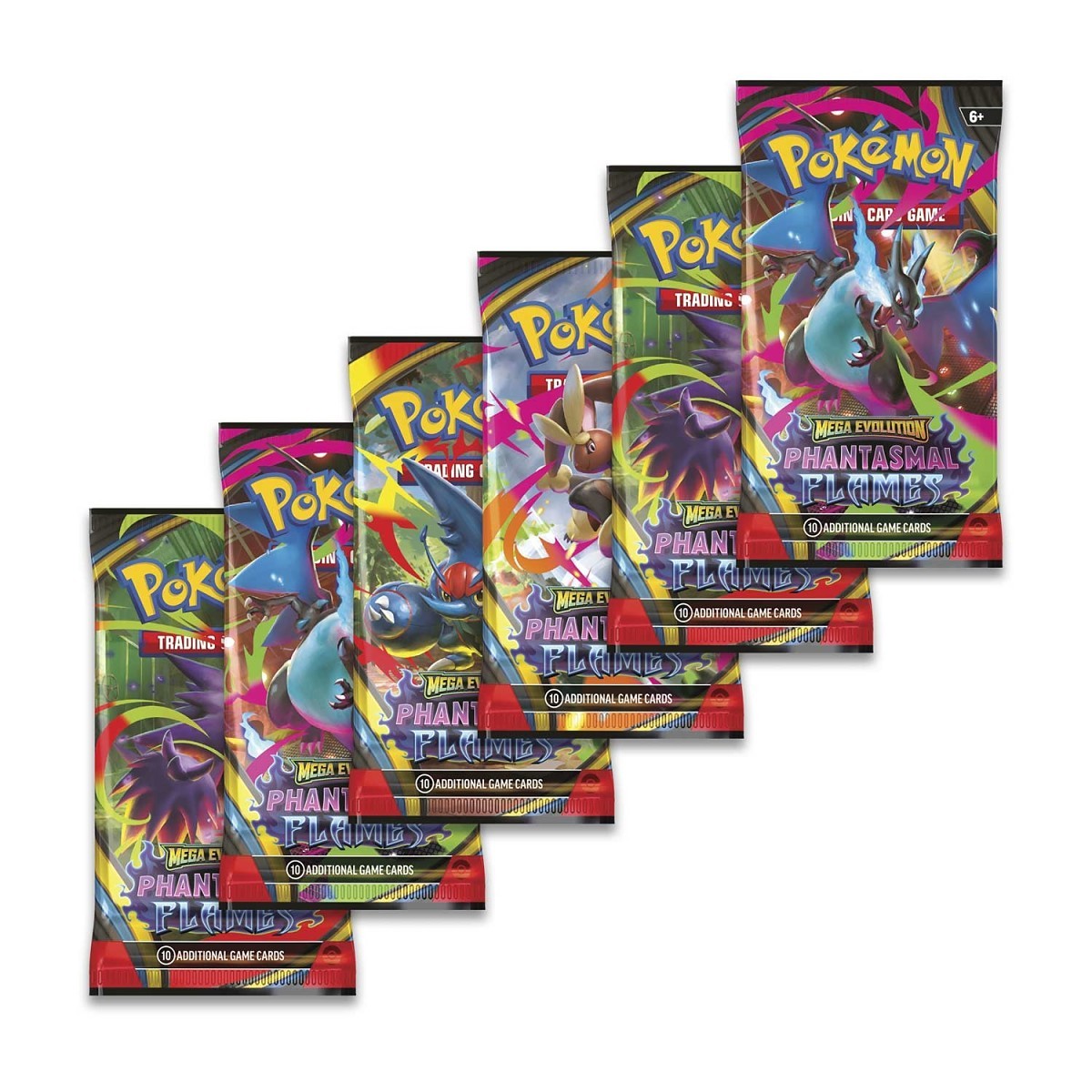 Pokemon Mega Evolution Phantasmal Flames Booster Packs - price per pack