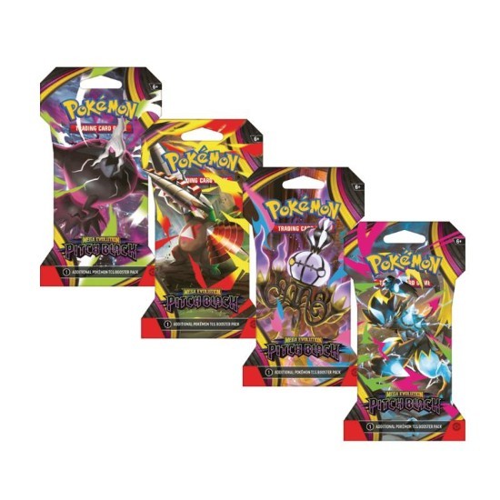 Pokemon Mega Evolutions Pitch Black Blister Packs (price per pack)