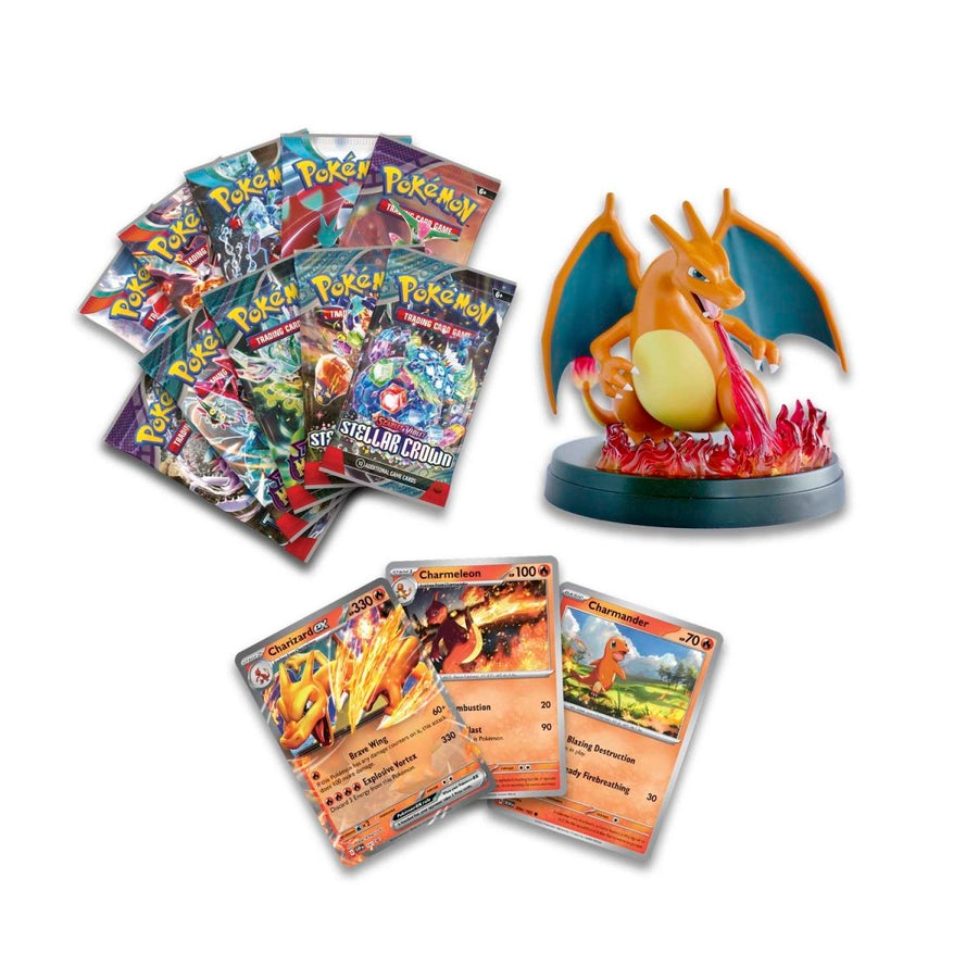 Pokemon Charizard Ex Super-Premium Collection (with Charizard Figure)