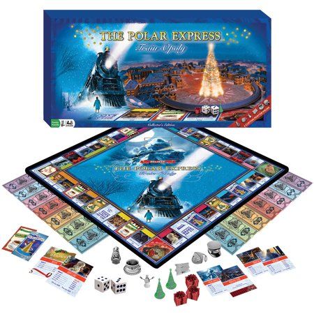 The Polar Express Train-Opoly Collector's Edition Board Game