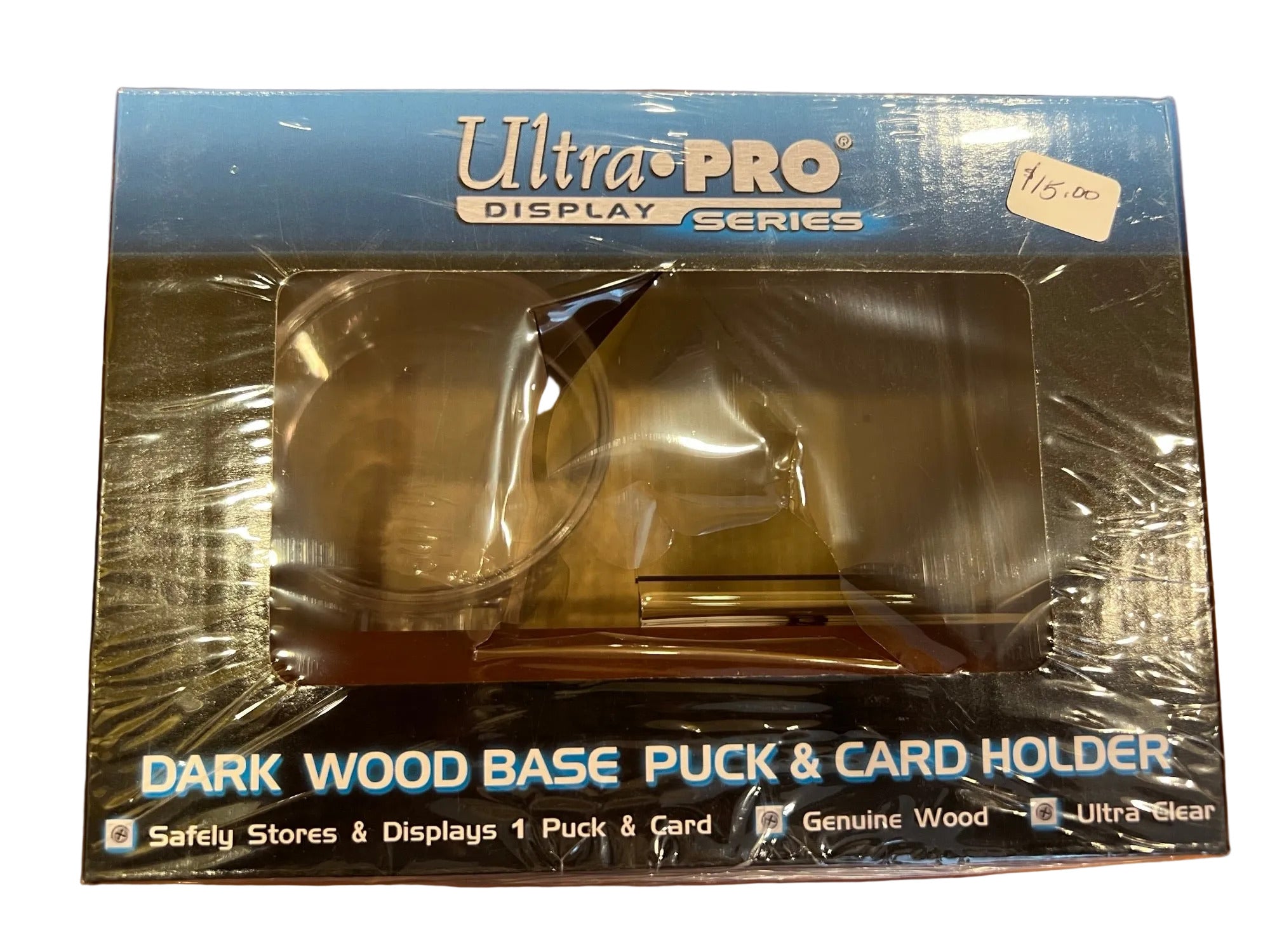 Ultra Pro Specialty Series Wood Base Puck & Card Holder