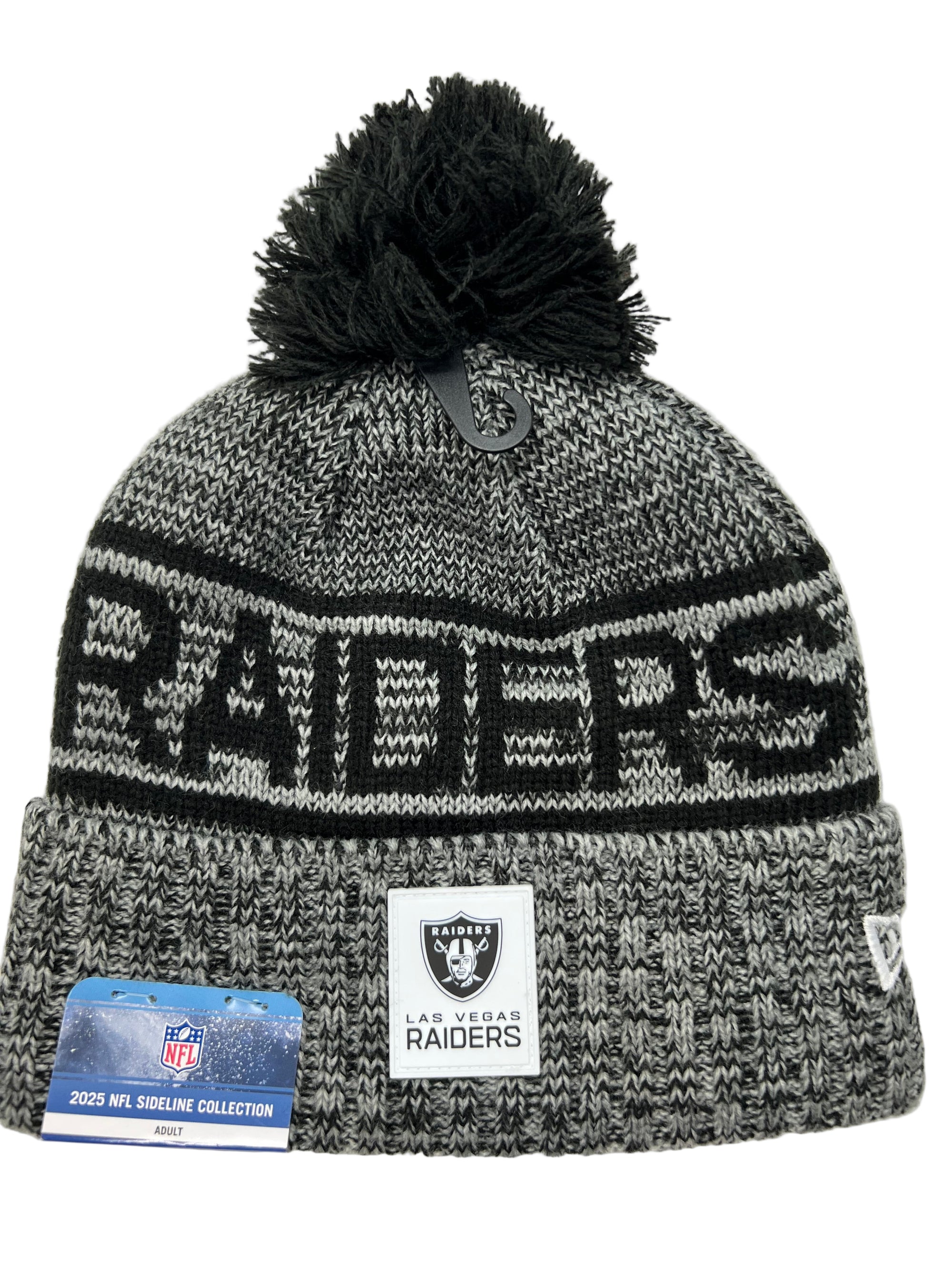 NFL Las Vegas Raiders '25 New Era Sideline Sports Knit Toque