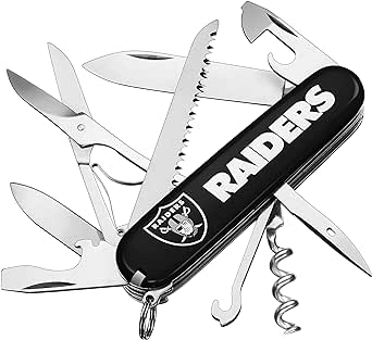 NFL Las Vegas Raiders Classic Pocket Multi Tool (15 piece tool)