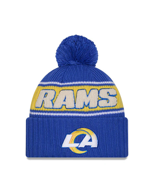 NFL Los Angeles Rams '24 New Era Sideline Sports Knit Toque