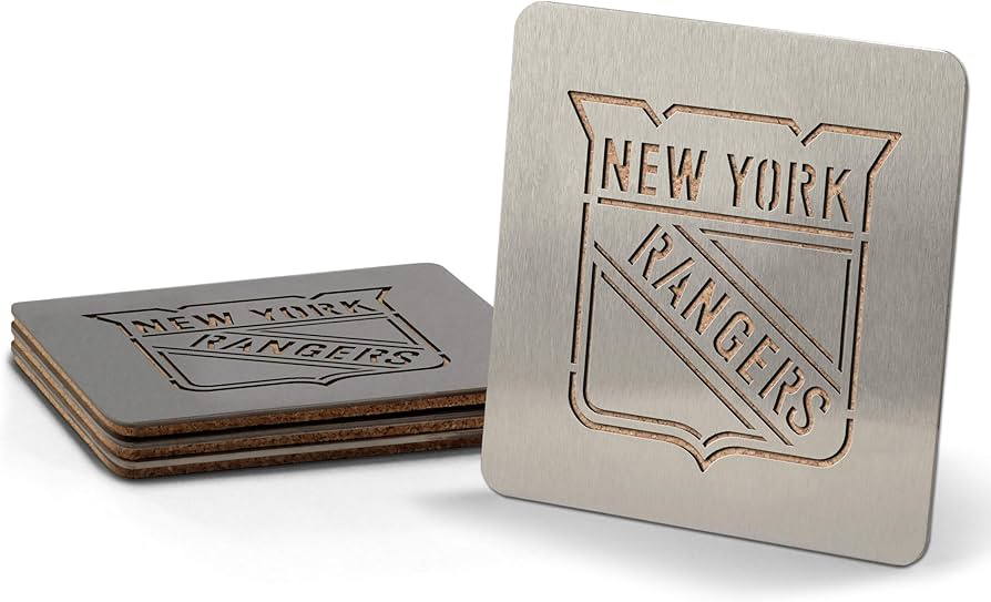 NHL New York Rangers Boaster Coasters (Set of 4)