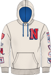 NHL New York Rangers Fanatics Letterman Fleece Hoodie