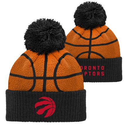 NBA Toronto Raptors Kids B-Ball Toque with Pom
