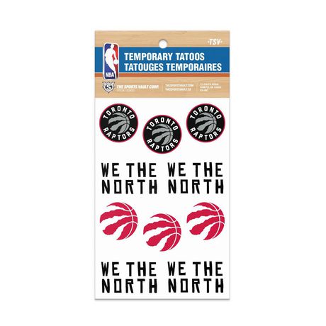 NBA Toronto Raptors Temporary Tattoos