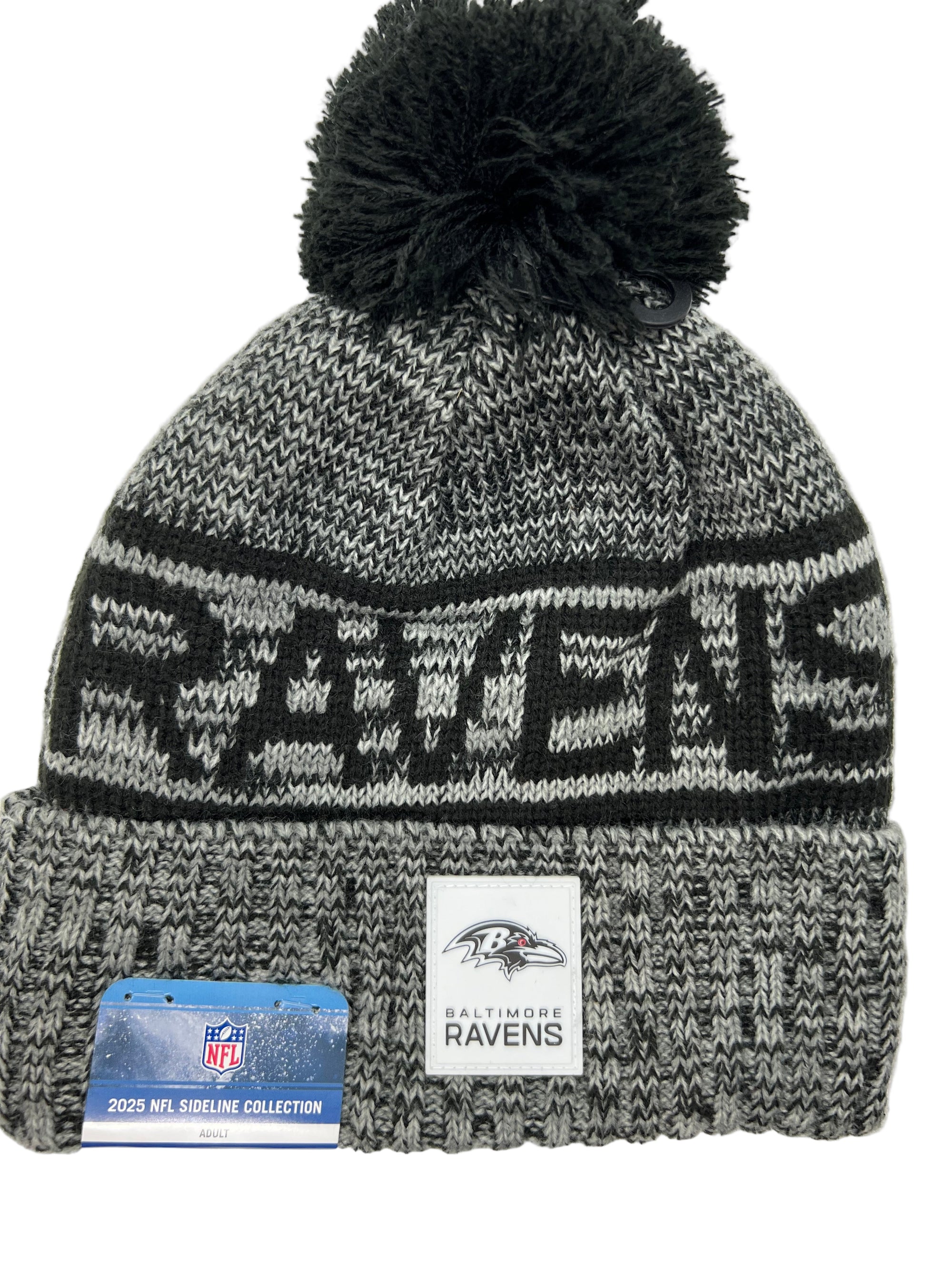 NFL Baltimore Ravens '25 New Era Sideline Sports Knit Toque