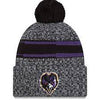 NFL Baltimore Ravens '23 New Era Sideline Sports Knit Toque with Pom