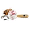 MLB Boston Red Sox Bat, Ball & Glove Keychain