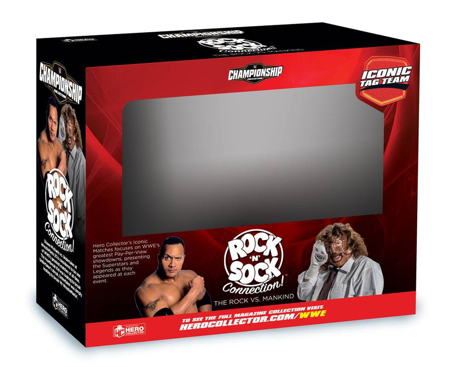The Rock & Mankind Rock 'N' Sock Connection 2-Pack WWE Championship Collection