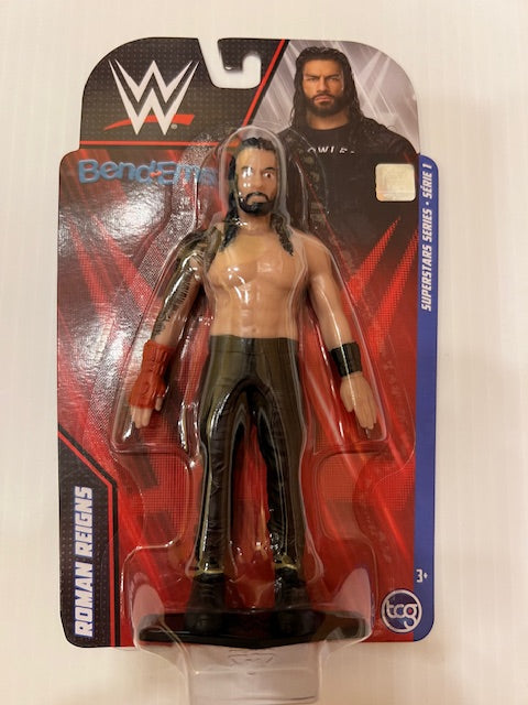 WWE Roman Reigns Superstars Series 1 Bend'Ems Figure