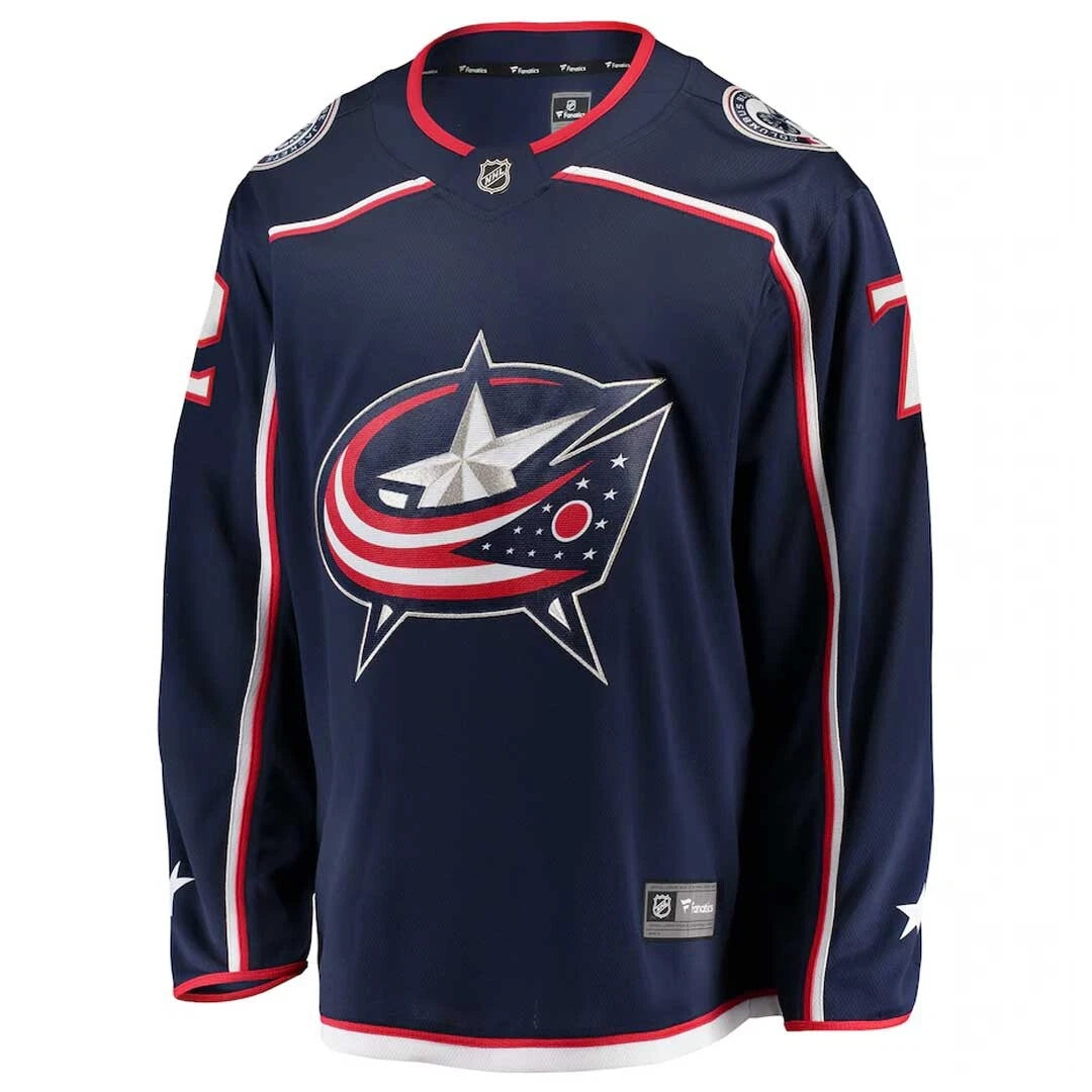 NHL Columbus Blue Jackets Youth Fanatics Bobrovsky #72 Breakaway Jersey (Sale)
