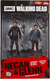 The Walking Dead TV Series Negan and Glenn 5" Deluxe Box McFarlane