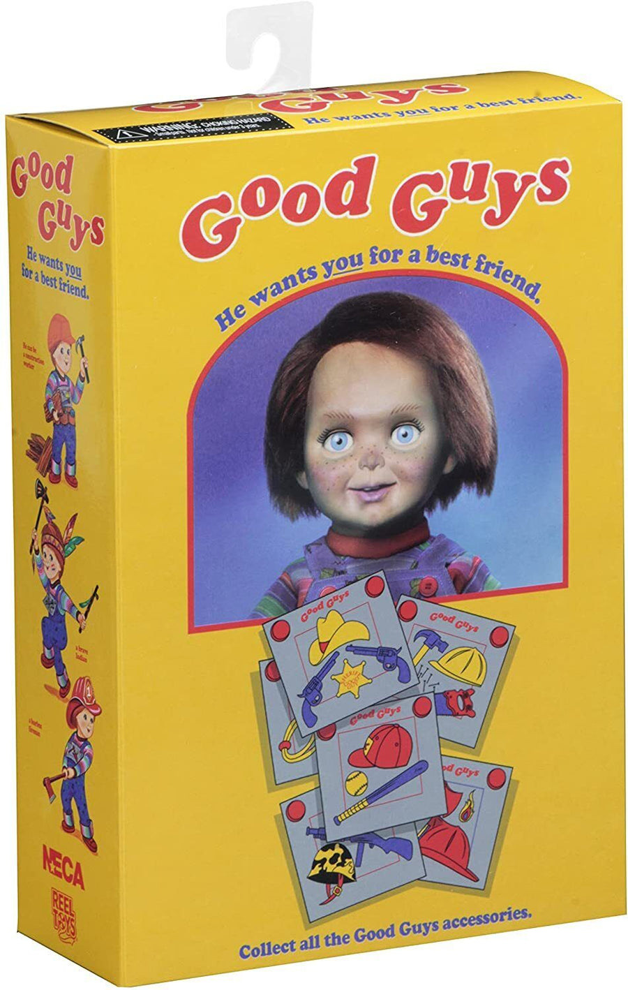 Child's Play Good Guys 4" Ultimate Chucky Action Figure - NECA & Reel Toys
