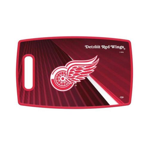 NHL Hockey Detroit Red Wings Kitchen Bar Party 2 sided Cutting Board