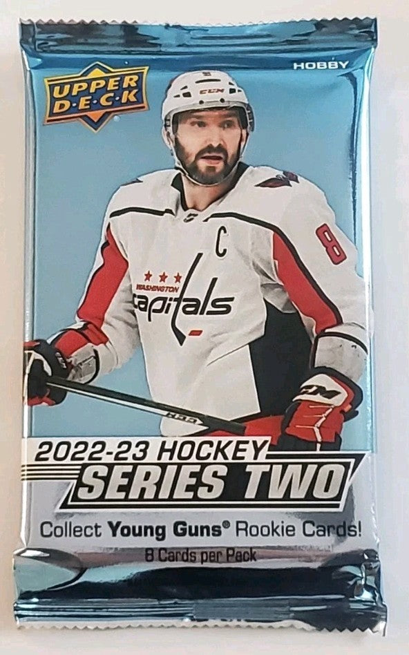 NHL 2022-23 Upper Deck Hockey Series Two Hobby Pack Sealed  - price per pack