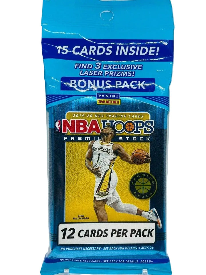 2019-20 Panini Hoops Premium Stock Basketball Sealed Fat Pack